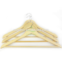 hotsale cheap wood hangers natural clothes hanger wood garland